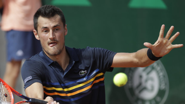 Bernard Tomic has advanced to the second round of qualifying.