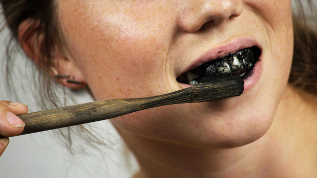 Dentists say charcoal toothpaste could potentially be harmful.