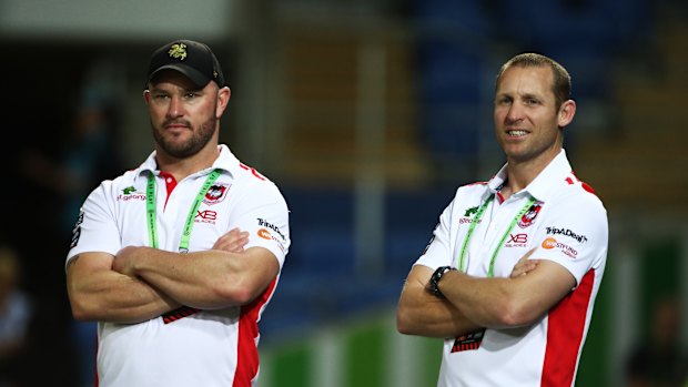 Dean Young (left) and Ben Hornby have great pedigrees at the Dragons.