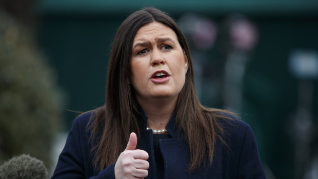 Like many White House staff, press secretary Sarah Huckabee Sanders has avoided making public statements about the Russia probe.
