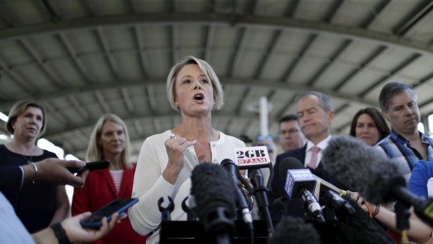 Kristina Keneally during Labor's failed election campaign.