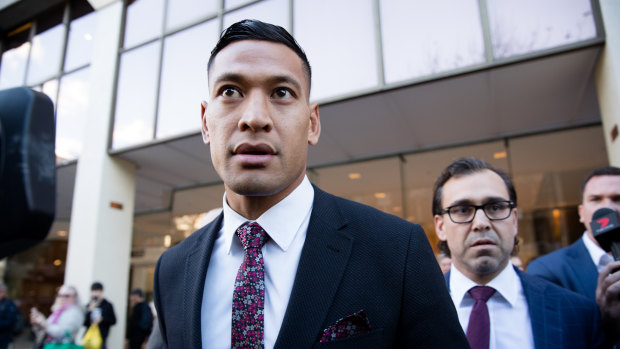 Israel Folau's quest to return to rugby league could also end up in court.