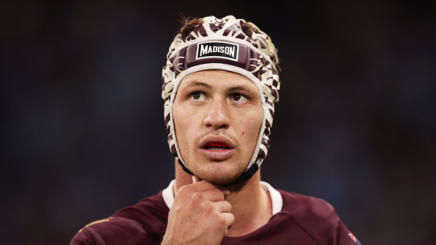 Kalyn Ponga left the field for a HIA late in the game.