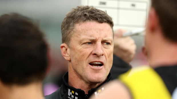 Tigers coach Damien Hardwick 