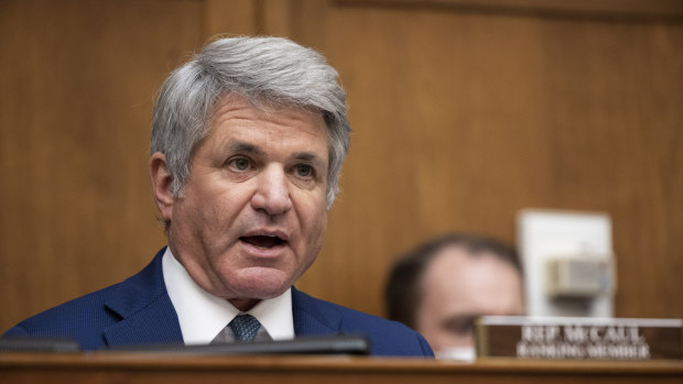 Republican Representative Michael McCaul says Joe Biden has “blood on his hands”. 