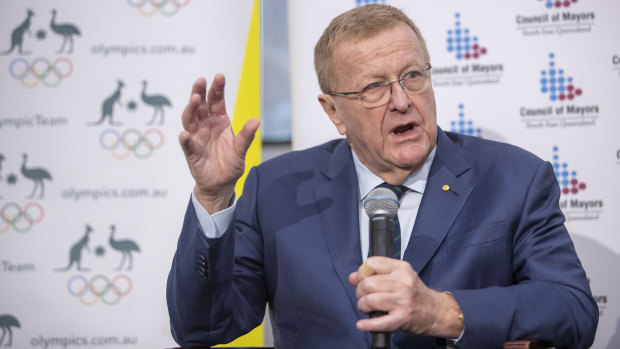 "Mutterings": Australian Olympic Committee president John Coates has accused his Sports Commission rival John Wylie of "relevance deprivation". 
