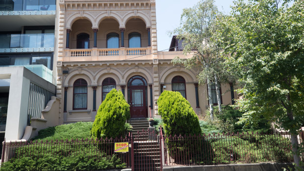 Eblana, the grand house built for Young and Jackson’s co-founder Thomas Jackson in 1883.