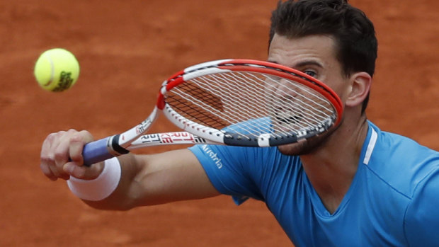 Austria's Dominic Thiem was no match for the king of clay.