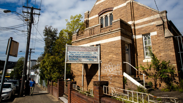 State over church: the disused church on Illawarra Road in Marrickville could be turned into a block of affordable housing units.