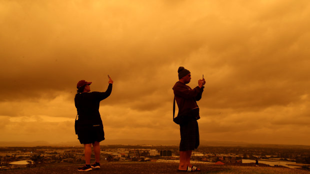 Auckland has also been blanketed by smoke from the Australian bushfires. 