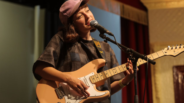 Stella Donnelly was one of 74 house-bound artists to play the Isol-Aid streamed music festival on March 21-22.