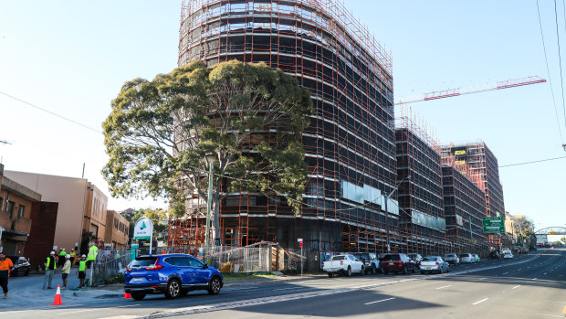 One of Ralan's projects in Arncliffe, which is now at a standstill.