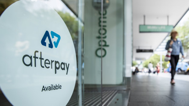 Afterpay is down more than 4 per cent on Wednesday. 