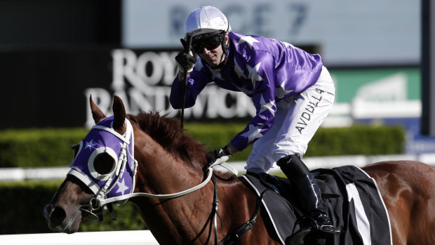 Brenton Avdulla survived a close shave with Kubrick in the $1million Bondi Stakes.