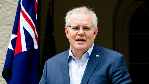 Scott Morrison says he has "great confidence" in the American democracy.