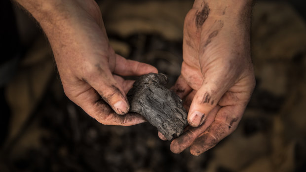Charcoal from a campfire was used to create ink. 