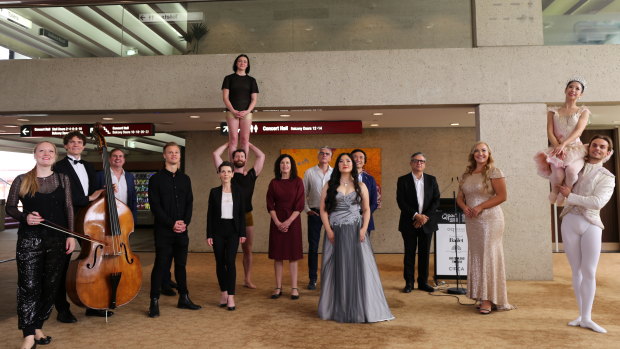 Performers are ready to breathe life back into the halls and spaces of QPAC from Sunday.