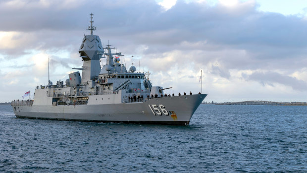 HMAS Toowoomba is featuring in the operation with the Philippine armed forces.