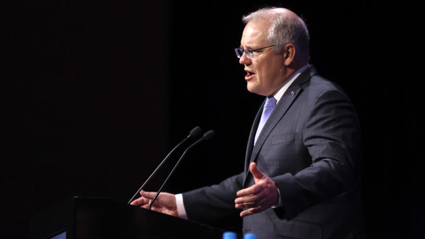 Prime Minister Scott Morrison took aim at the "militant" Maritime Union of Australia over the Sydney port dispute.