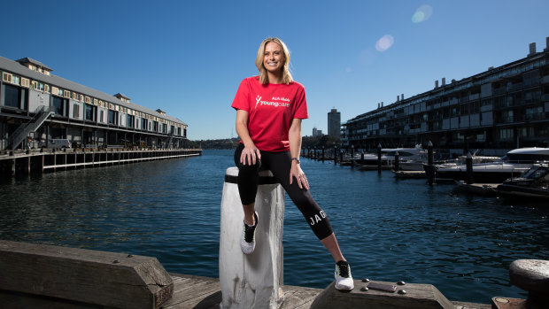 'You've just got to have a go': Sylvia Jeffreys is running to raise $50,000 for young Australians living with a disability. 