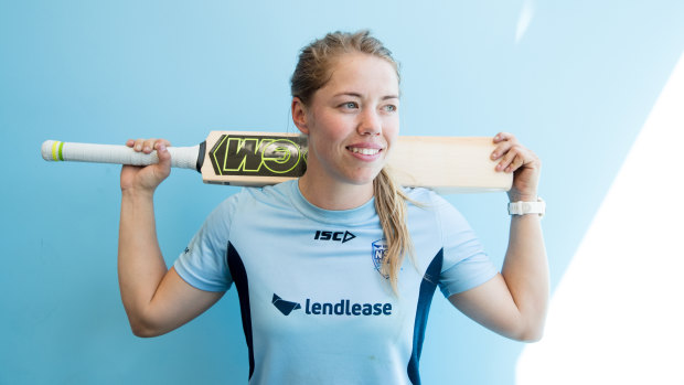 NSW Breakers batter Naomi Stalenberg is on the cusp of breaking into the Australian team.