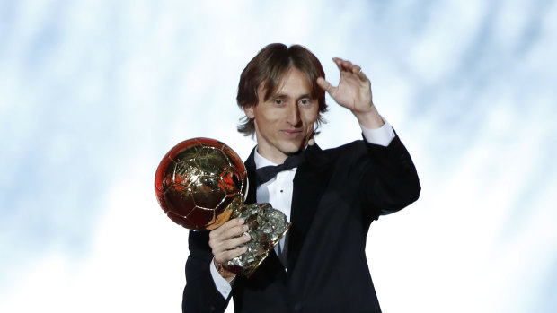One to remember: Luka Modric starred for both World Cup finalists Croatia and European champions Real Madrid.