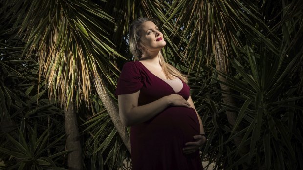 Environmental advocate Nelli Stevenson, who is 34 weeks pregnant, wrestled with the idea of raising children in an unpredictable future. 
