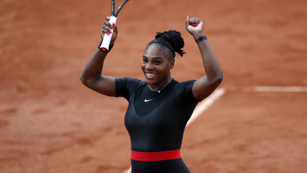 Serena Williams will compete against long-time rival Maria Sharapova at the French Open on Monday. 