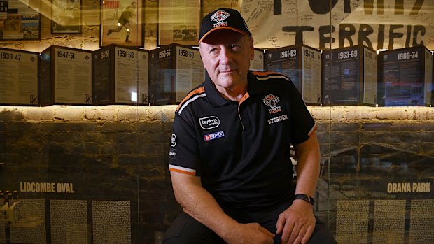 Wests Tigers head of football Tim Sheens.