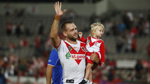 Farewell: Jason Nightingale will be missed by the Dragons faithful.