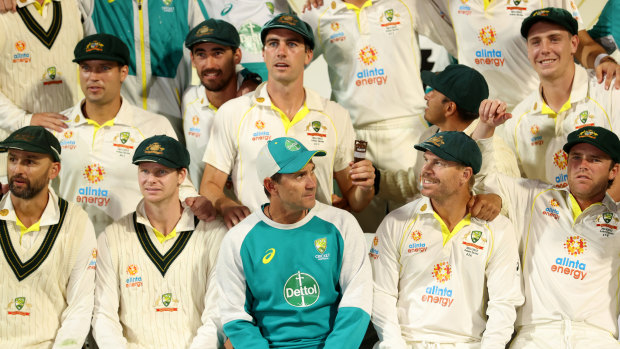Justin Langer during his days as Australia coach.
