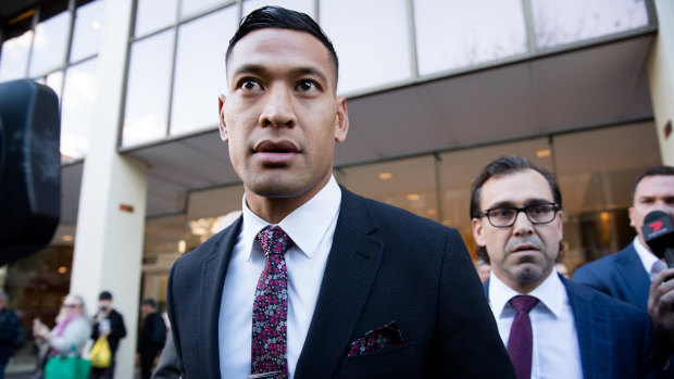 Israel Folau is headed to the Federal Court to take on Rugby Australia over his sacking. 