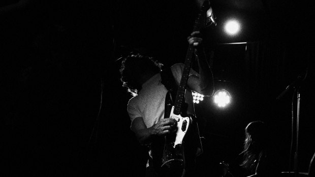 Tropical F*ck Storm frontman Gareth Liddiard at the Mechanics Institute Hall.