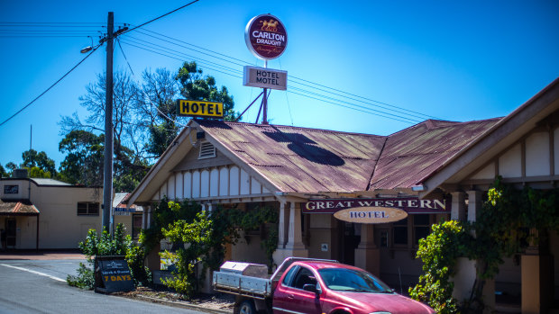 The Great Western Hotel, in Great Western Victoria. 