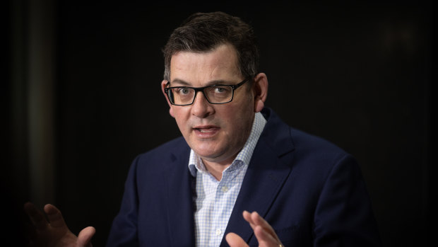 Victorian Premier Daniel Andrews, pictured on Friday, is expected to announce tougher restrictions.