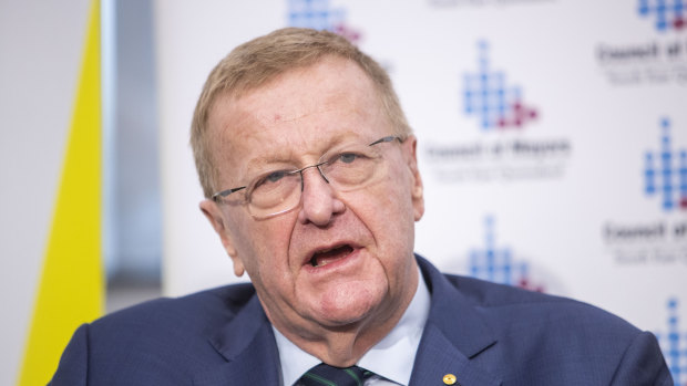 John Coates is on his way back to Sydney from Switzerland.