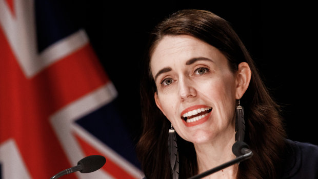 New Zealand Prime Minister Jacinda Ardern.