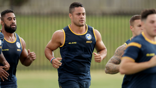  Plenty at stake: Jarryd Hayne takes on his former team for the first time this weekend.
