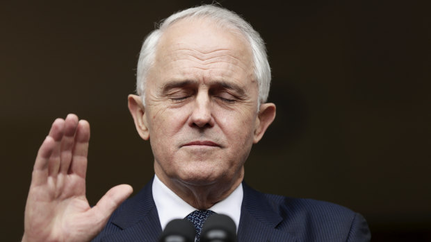 No Robert Menzies: Malcolm Turnbull's party elected him twice, and dumped him twice, as leader.