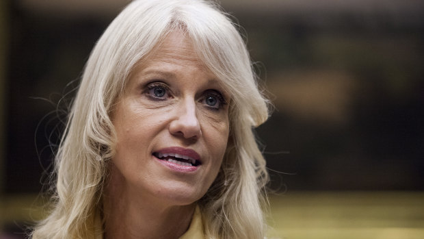 Kellyanne Conway, senior adviser to US President Donald Trump, has been listed among possible chiefs of staff picks.