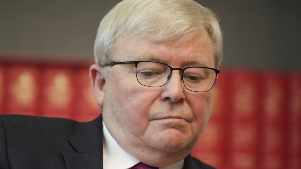  Kevin Rudd has launched a petition calling for a royal commission into the Murdoch media empire.