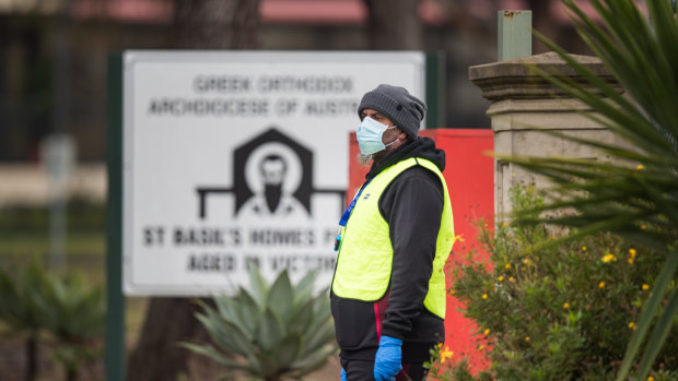 St Basil's Home for the Aged in Melbourne's north already had 51 cases of COVID-19 when it received a "notice to agree".