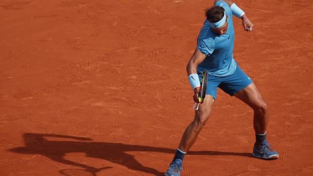 Victory with punch: Rafael Nadal advances to another French Open decider.
