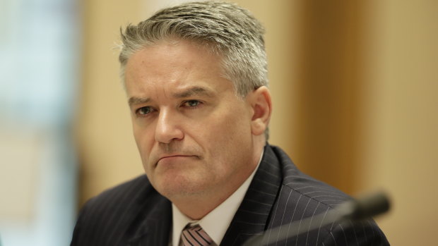 Finance Minister Mathias Cormann was questioned about a family holiday in Senate estimates on Tuesday.