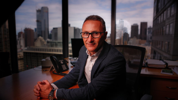 Greens leader Richard Di Natale wants Labor and the Greens to "work co-operatively together". 