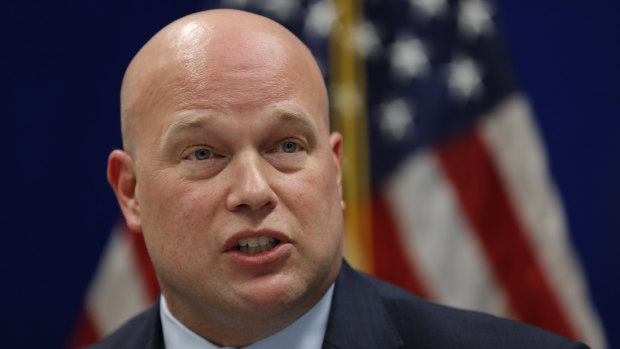 Acting Attorney-General Matthew Whitaker.