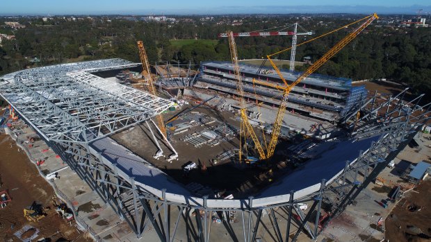 World class: The new Western Sydney Stadium will have fans closer to the action than anywhere in the country.