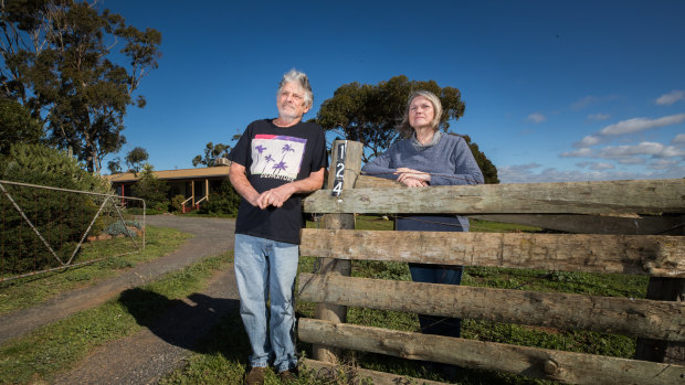 Bob and Christine Levy live very close to Maddingley Brown Coal, a landfill where soil contaminated with PFAS from the West Gate Tunnel will likely get dumped. 