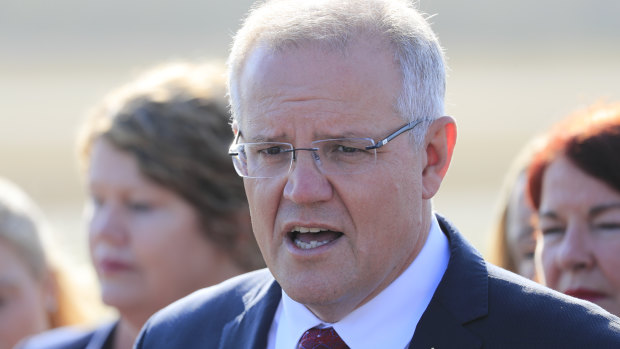 Prime Minister Scott Morrison announced changes to the legal rights of small business.