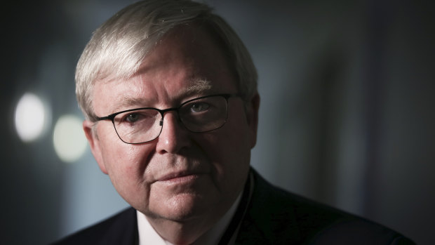 Former prime minister Kevin Rudd claims Mossad had been "found out" forging Australian passports before, in 2003. 